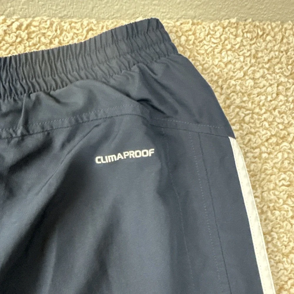 Y2K Vintage Adidas Climalite Clima365 Mens L Navy Blue Mesh Lined Track Pants
